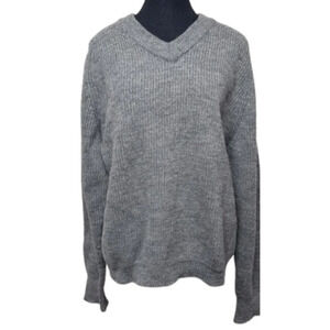 Hudson’s Bay Company Vintage Womens 44 England  Chunky Sweater In Grey